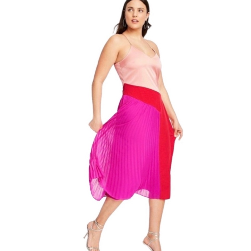Cushnie Pink and Red Dress - Picture 2 of 2